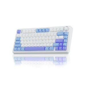 AULA F75 75% Wireless Mechanical Keyboard, Hot Swappable Creamy Keyboard